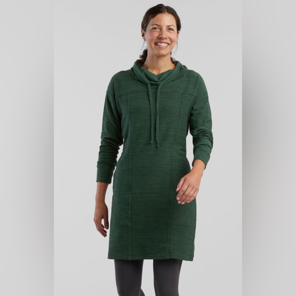 Toad & Co Hibernation Hoodie Dress sz sm